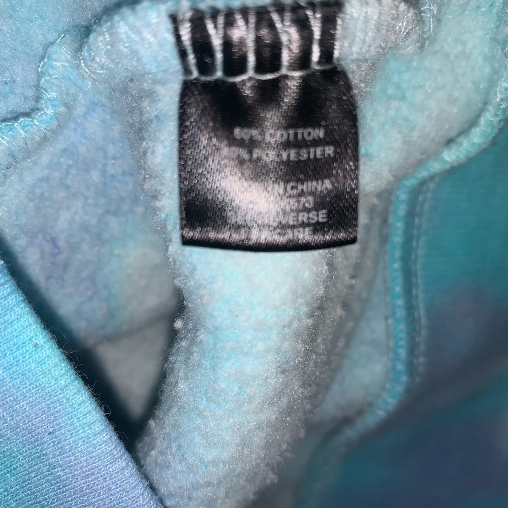 NFL Philadelphia Eagles Tie Dye Hoodie Blue Women’s Size Large - Picture 5 of 10